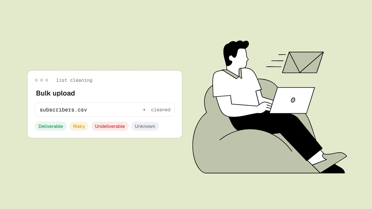 Verificação de e-mail em massa: limpe uma lista antes de enviar