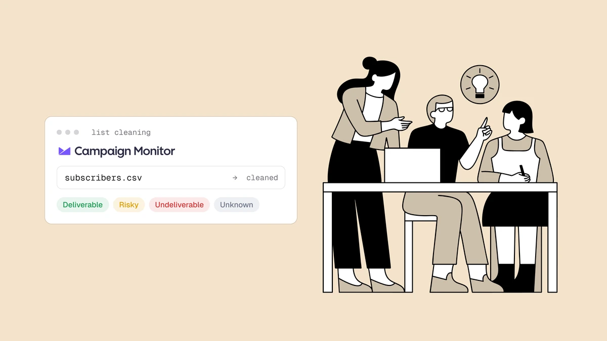 Como limpar uma lista de e-mails do Campaign Monitor