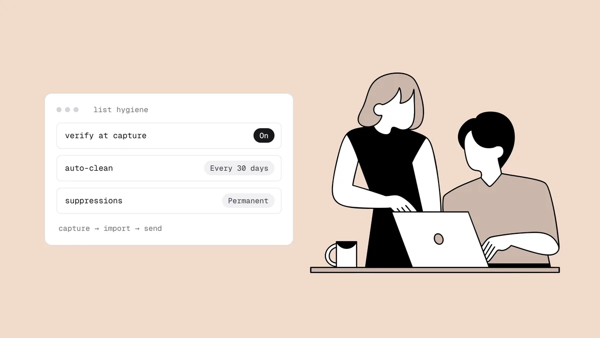 Email list hygiene: the complete checklist, from signup to sunset