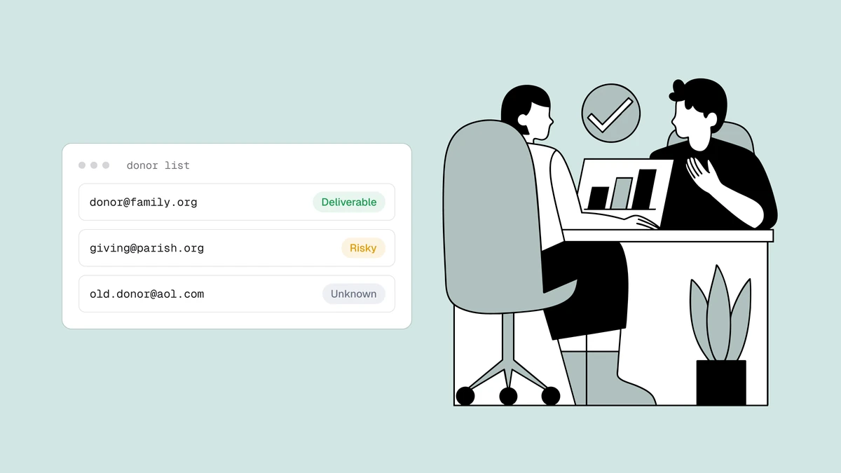 Verificação de e-mail para ONGs que faz toda campanha chegar à caixa de entrada