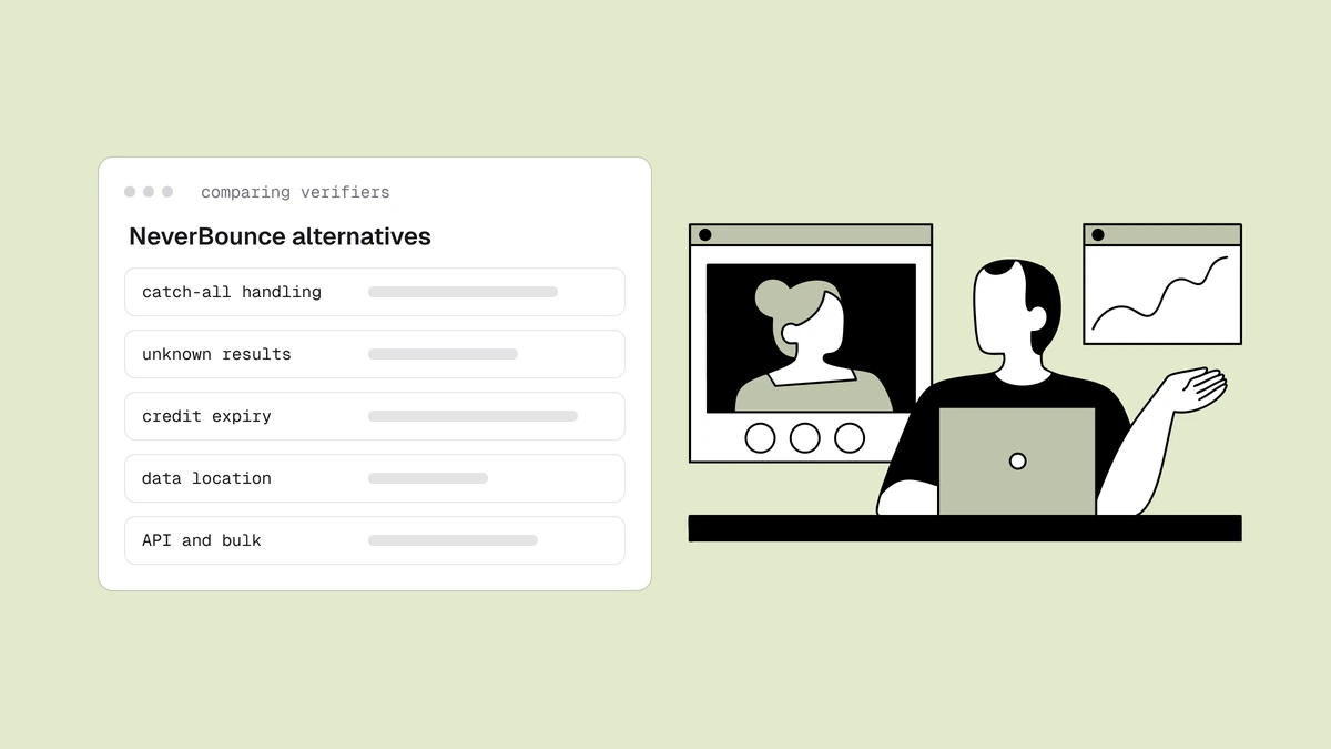 As melhores alternativas ao NeverBounce em 2026, comparadas