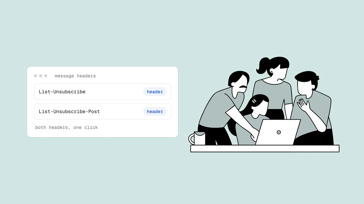 Descadastro com um clique: o par de cabeçalhos que o Google agora exige