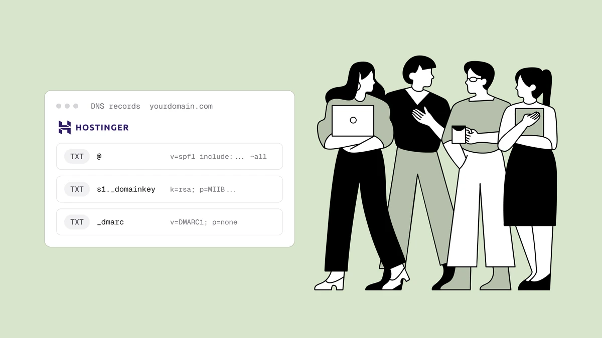 Como configurar SPF, DKIM e DMARC na Hostinger