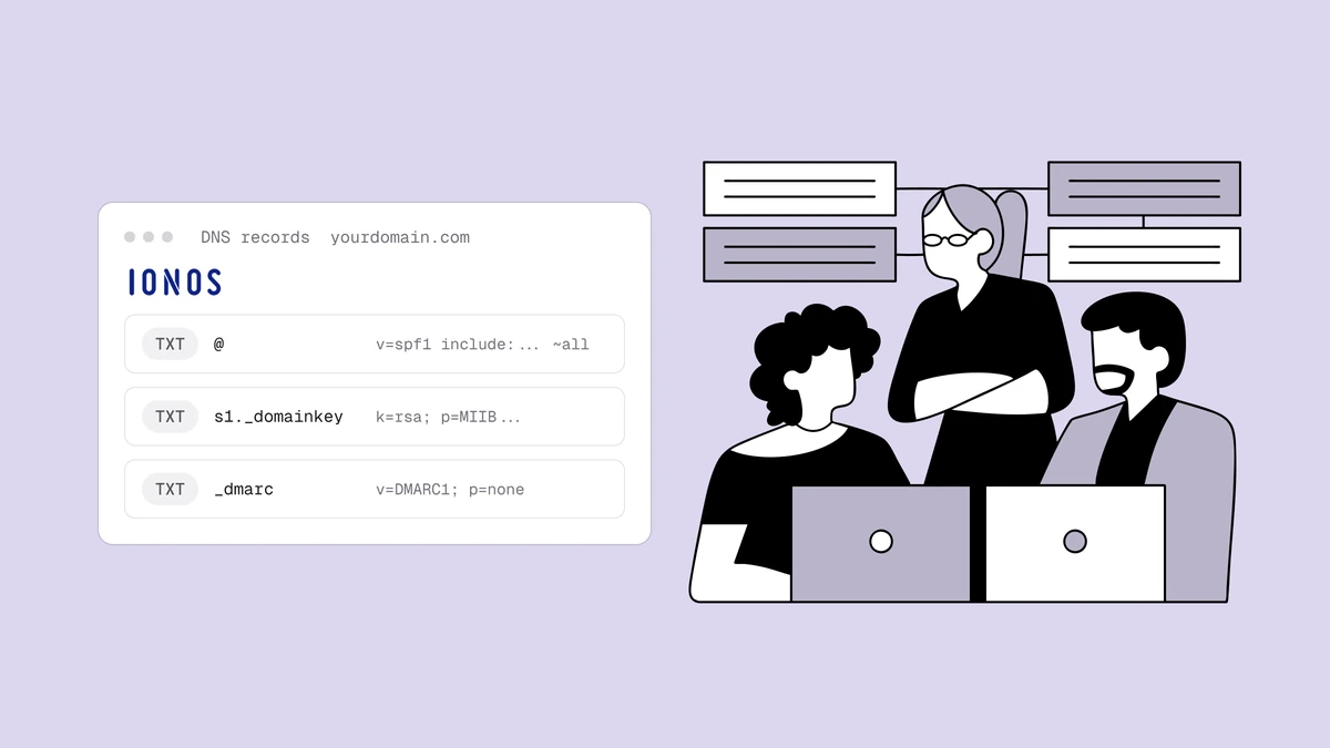 Como configurar SPF, DKIM e DMARC na IONOS