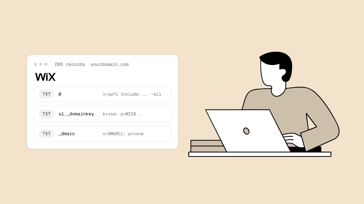 Como configurar SPF, DKIM e DMARC no Wix