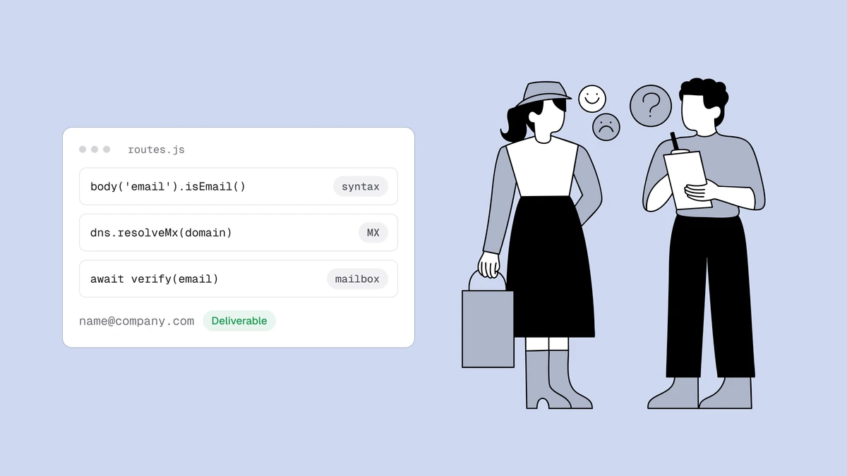 Como validar um endereço de e-mail no Express
