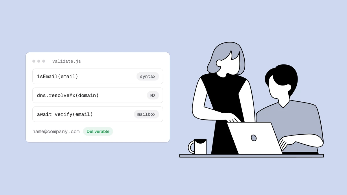 Como validar um endereço de e-mail no Node.js