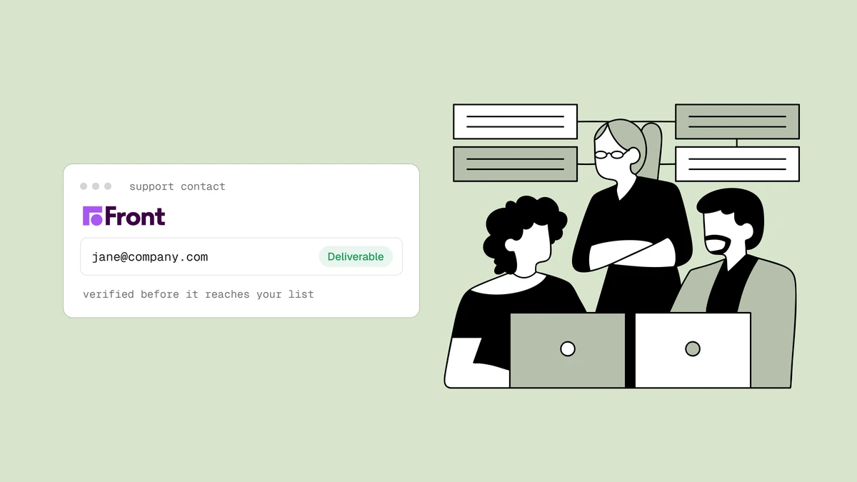 Como verificar e-mails no Front e impedir que respostas de suporte retornem