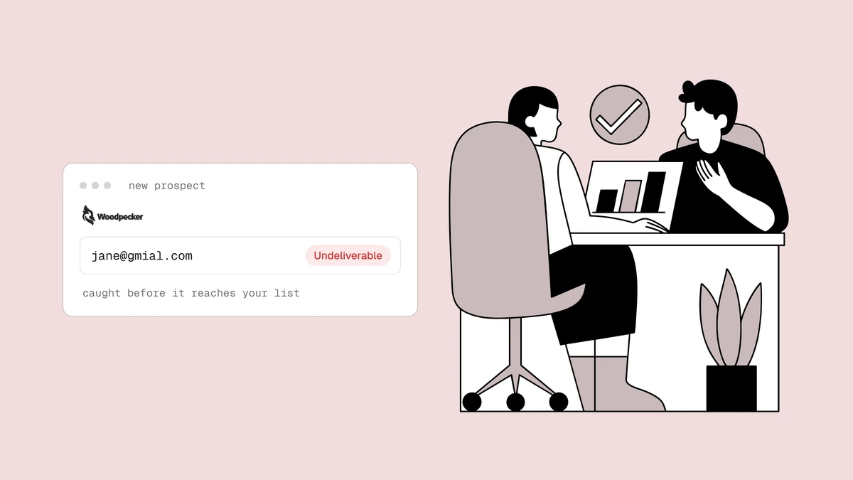 Como verificar e-mails no Woodpecker para prospecção fria
