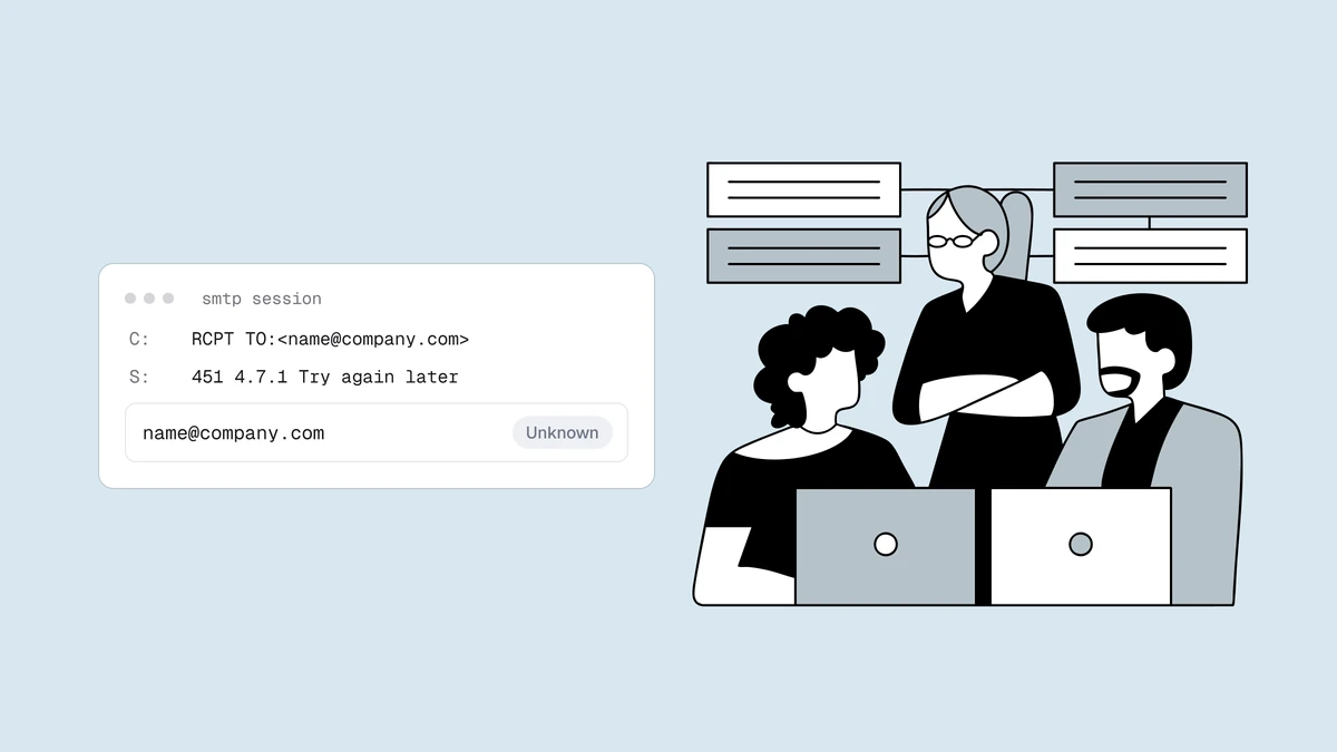 O que é greylisting? Por que verificadores honestos respondem "desconhecido"